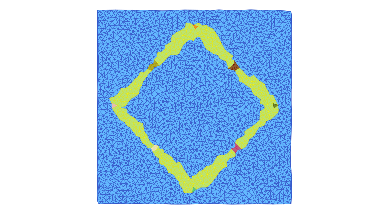 Interval support for the second interval