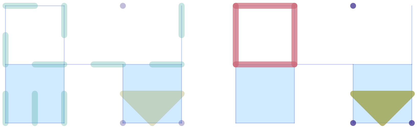 Cubical multivector field visualizations